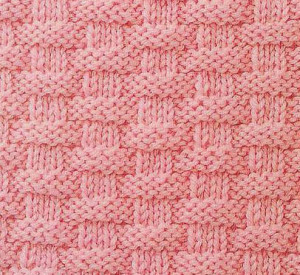 basketweave knitting pattern free