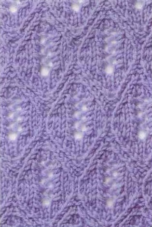lace knitting stitch pattern 1