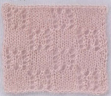Checkered-lace-knitting-stitch-pattern