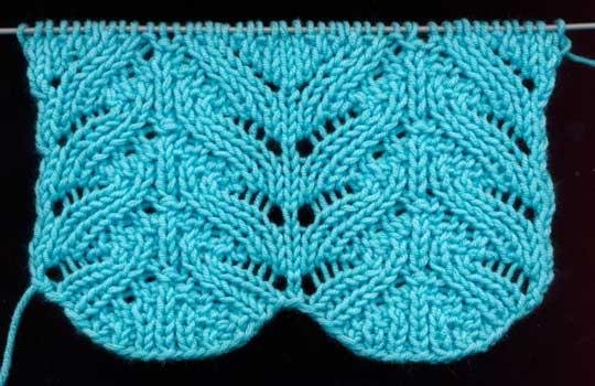 knitting stitch pattern lace