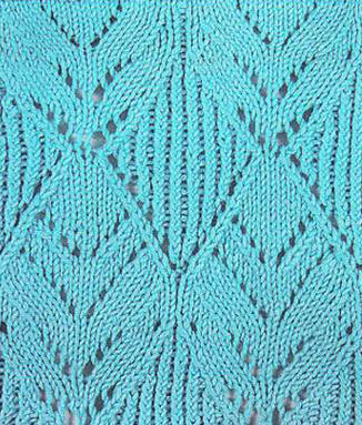 lace-diamonds-and-leaves-knitting-pattern