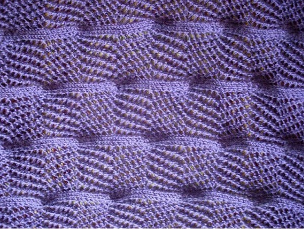 Three dimensional KNitting Stitch pattern