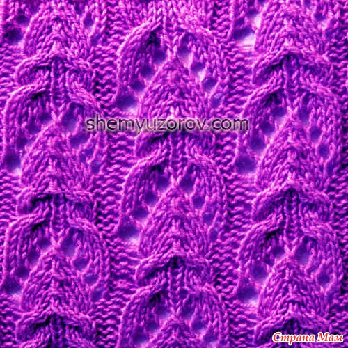 cabled lace pattern