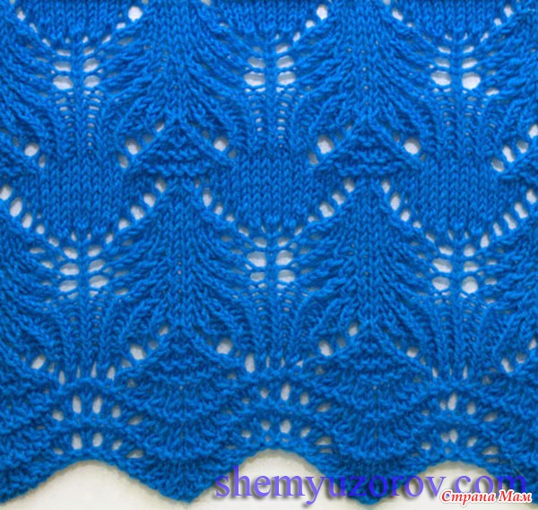 pretty lace knitting stitch 1