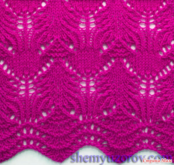 pretty lace knitting stitch
