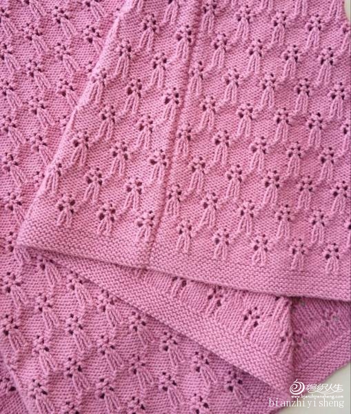 bouquet lace knitting stitch
