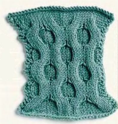 honeycomb cable free stitch knitting