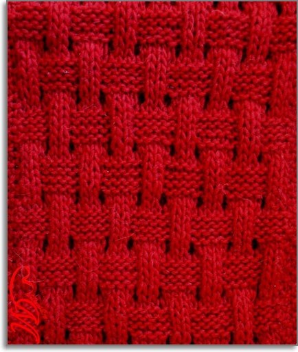Basketweave with holes