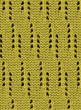 openwork eyelets lace stitch knitting