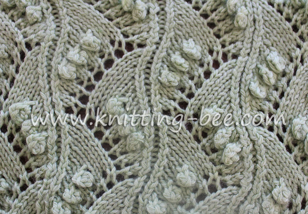 Lace-Vertical-Zig-Zag-with-Bobbles-Free-Knitting-Stitch