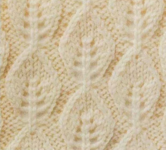 vertical-leaf-lace-knit-stitch
