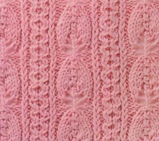 vertical-leaves-and-lace-knit-stitch-pattern