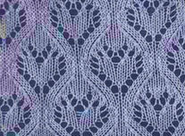 Lace Heart Knit Stitch