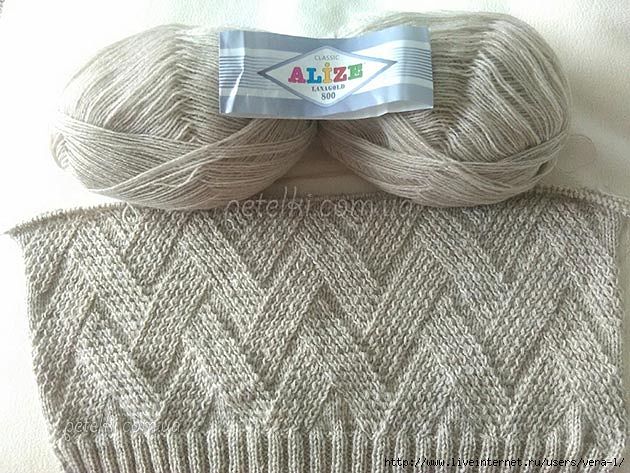 Chevron shop knitting pattern