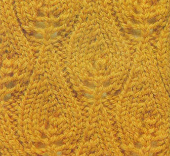Flame Chart Knit Stitch