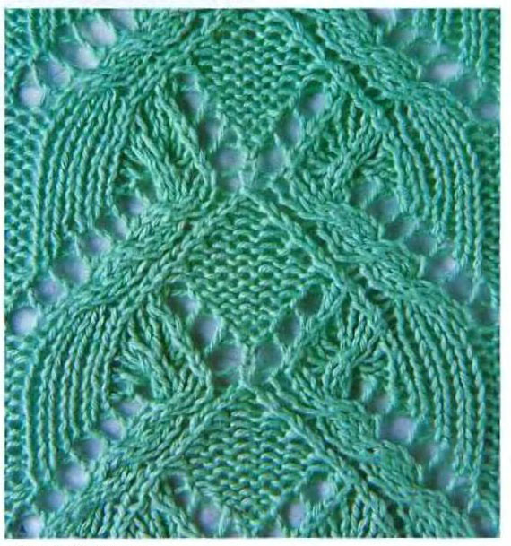 Knitted Lace Panel Stitch