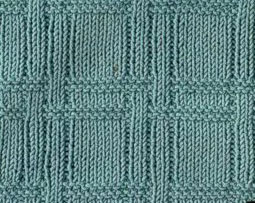 Plaid Texture Knitting Stitch 