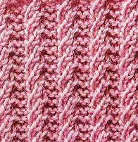 Rib Twist Knitting Stitch