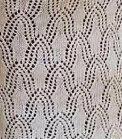 Gothic Arches Lace Knitting Stitch