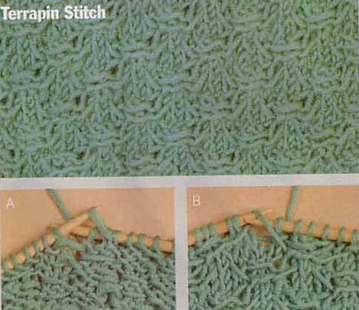 Terrapin Stitch Knitting Pattern