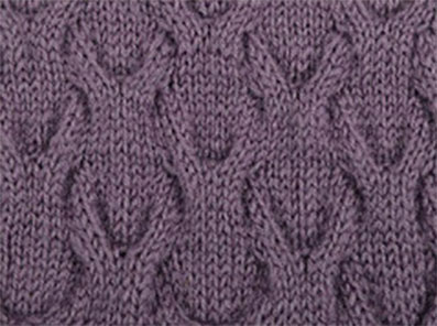 U Shaped Cable Knitting Stitch