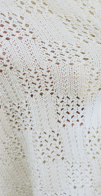 Lace Blocks Knitting Stitch