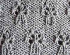 Bouquet Lace Knitting Stitch