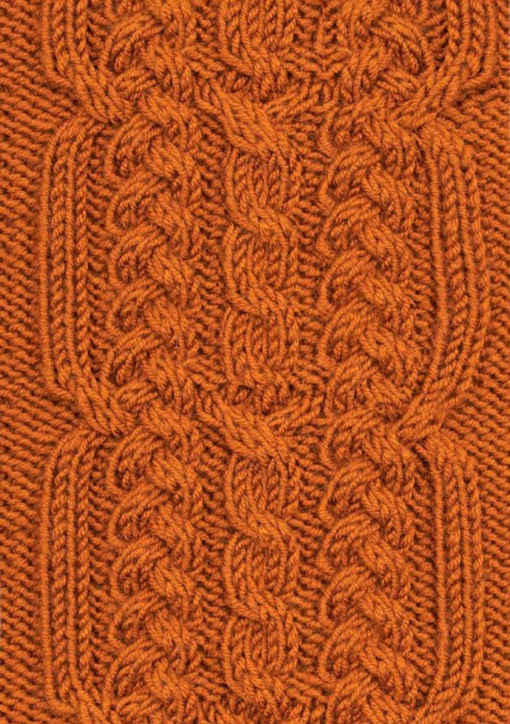 Braid and Cable Panel Free Knit Stitch