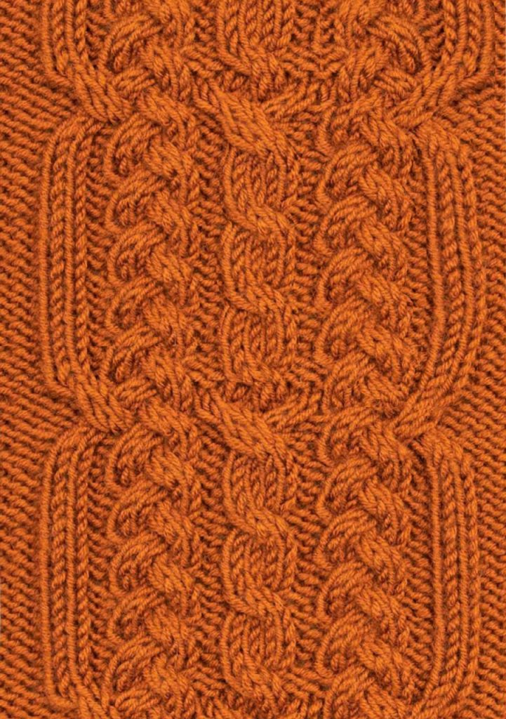 Braid and Cable Panel Free Knit Stitch