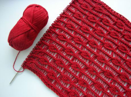 Openwork Tears Free Knitting Stitch