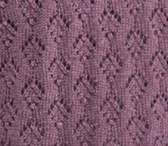 Strings of Diamonds Lace Knit Stitch