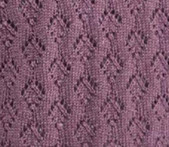 Strings of Diamonds Lace Knit Stitch
