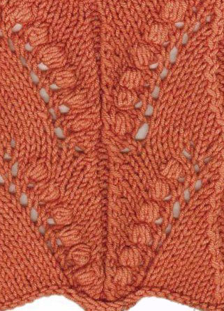 Bobble Lace Stitch Knitting