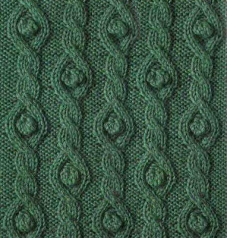 Cables and Bobbles Knit Stitch