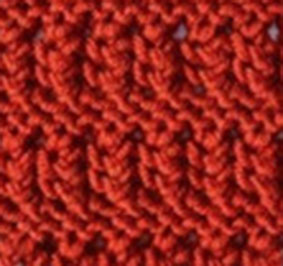 Eyelet Garter Stripe Free Knitting Stitch