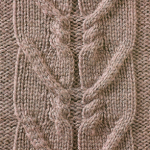 Twin Cable Panel Pattern