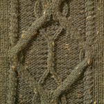 Cable Chart Panel Knitting Pattern