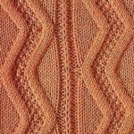 Zig Zag Cable with Moss Stitch