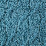 Cables and Moss Stitch Knitting Pattern