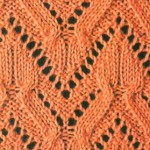 Cable and Lace V Shape
