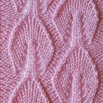 Lace Leaf Stitch Knitting