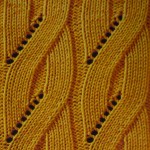 Mock Cable Pattern Knitting