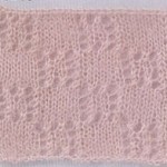 Checkered Lace Knitting Stitch Pattern