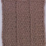 Herringbone Columns Knitting Stitch