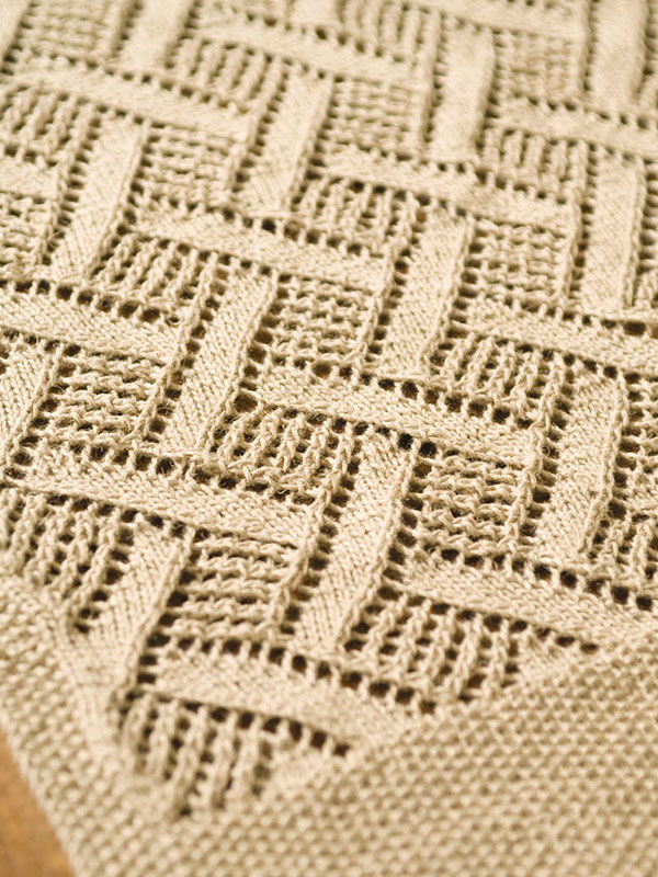 Diamond Lace Stitch Pattern Knitting Kingdom