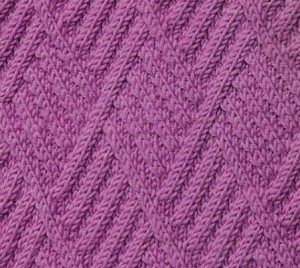 Diamond Cables Texture Knitting Stitch - Knitting Kingdom