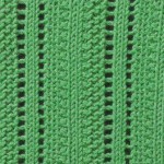 Eyelet Columns Knitting Stitch