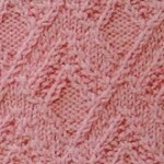 Twist Triangle Texture Knitting Stitch