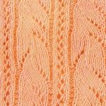 Wavy Column Knitting Stitch Chart