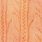 Wavy Column Knitting Stitch Chart